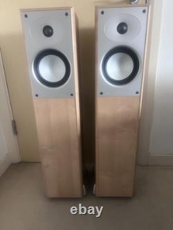 Mordaunt-Short MS914 Floorstanding Speakers Pair Maple Finish Hi-Fi Audiophile