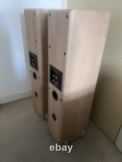 Mordaunt-Short MS914 Floorstanding Speakers Pair Maple Finish Hi-Fi Audiophile