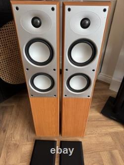 Mordaunt Short Ms 906 Floor Standing Speakers Oak Vintage Hifi York