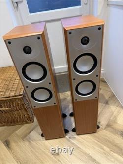 Mordaunt Short Ms 906 Floor Standing Speakers Oak Vintage Hifi York