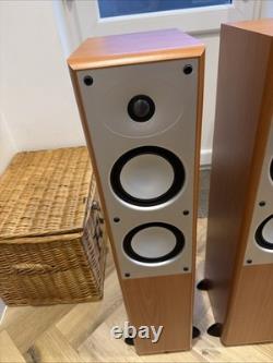 Mordaunt Short Ms 906 Floor Standing Speakers Oak Vintage Hifi York