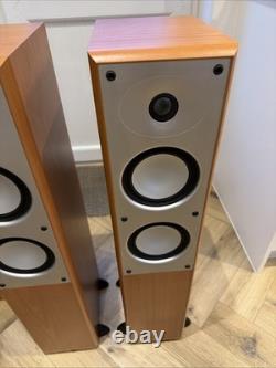 Mordaunt Short Ms 906 Floor Standing Speakers Oak Vintage Hifi York