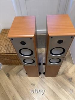 Mordaunt Short Ms 906 Floor Standing Speakers Oak Vintage Hifi York