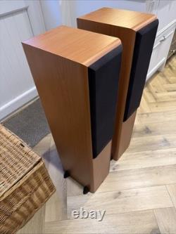 Mordaunt Short Ms 906 Floor Standing Speakers Oak Vintage Hifi York