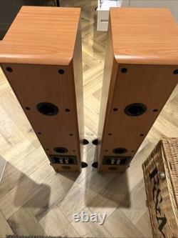 Mordaunt Short Ms 906 Floor Standing Speakers Oak Vintage Hifi York