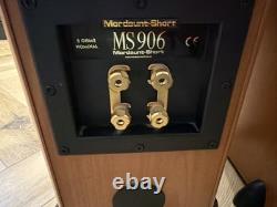 Mordaunt Short Ms 906 Floor Standing Speakers Oak Vintage Hifi York