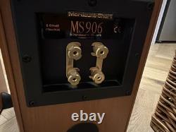 Mordaunt Short Ms 906 Floor Standing Speakers Oak Vintage Hifi York