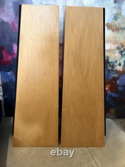 NAIM Ariva Floor Standing Speakers Pair Beech Full Working Order Wedge Design