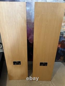 NAIM Ariva Floor Standing Speakers Pair Beech Full Working Order Wedge Design