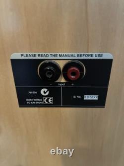 NAIM Ariva Floor Standing Speakers Pair Beech Full Working Order Wedge Design