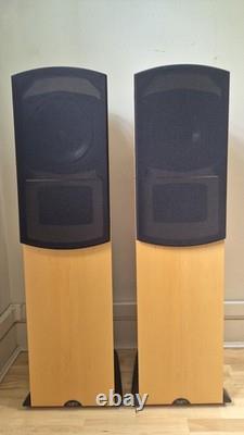 Naim Allae Floorstanding Speakers Pair 2.0 Wired Banana, Maple