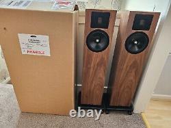 Neat Elite Classic Speakers in American Walnut Mint Condition, boxed