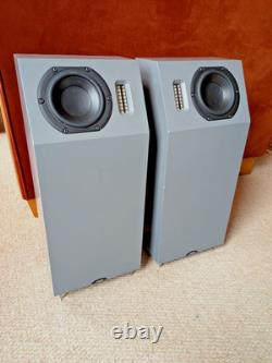 Neat Iota Alpha Floorstanding Speakers Grey Pair Fair Condition RRP £2,025