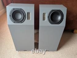 Neat Iota Alpha Floorstanding Speakers Grey Pair Fair Condition RRP £2,025