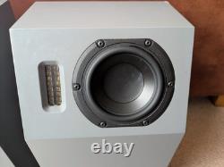 Neat Iota Alpha Floorstanding Speakers Grey Pair Fair Condition RRP £2,025
