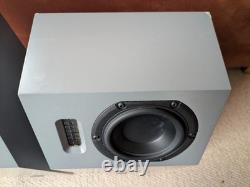 Neat Iota Alpha Floorstanding Speakers Grey Pair Fair Condition RRP £2,025