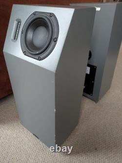 Neat Iota Alpha Floorstanding Speakers Grey Pair Fair Condition RRP £2,025