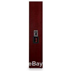 New 440w Passive 4-way Floorstanding Hifi Stereo Speaker Sound System Mahogany