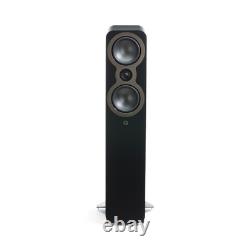 New Q Acoustics Pair of 3050c Floorstanding Speakers Satin Black