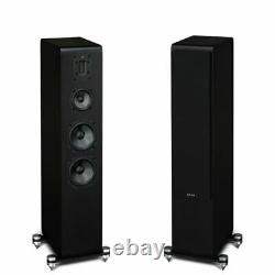 New. Quad S4 Hybrid 3 way ABR Floorstanding Speakers in black SAVE £400