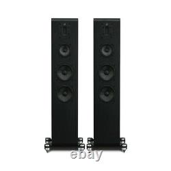 New. Quad S4 Hybrid 3 way ABR Floorstanding Speakers in black SAVE £400