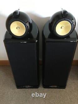 OATLAN M10 Floor Standing Speakers Bowers Wilkins Nautilus Style Gloss Black
