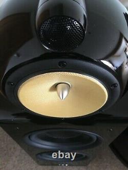 OATLAN M10 Floor Standing Speakers Bowers Wilkins Nautilus Style Gloss Black