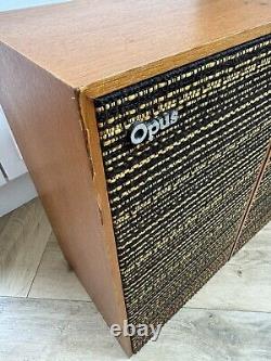 Opus 45 Vintage Hifi Teak Speakers FARNELL made In UK Floor Or Stand Mount