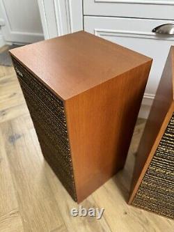 Opus 45 Vintage Hifi Teak Speakers FARNELL made In UK Floor Or Stand Mount