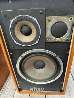 Opus 45 Vintage Hifi Teak Speakers FARNELL made In UK Floor Or Stand Mount