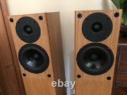 PMC GB1 Floorstanding Speakers Oak ATL Transmission Line Hi-Fi Loudspeakers