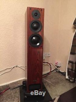 PMC OB1 ROSEWOOD floorstanding speakers + new PMC grill now fitted