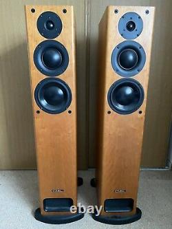 PMC OB1 floor standing CHERRY WOOD speakers perfect working order withoriginal box