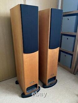 PMC OB1 floor standing CHERRY WOOD speakers perfect working order withoriginal box