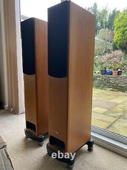 PMC OB1 floor standing CHERRY WOOD speakers perfect working order withoriginal box