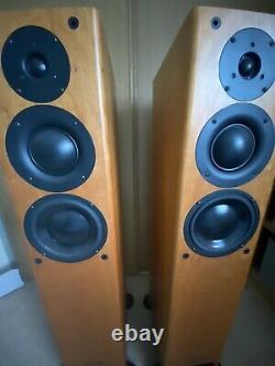 PMC OB1 floor standing CHERRY WOOD speakers perfect working order withoriginal box