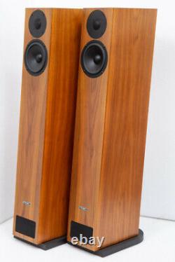 PMC Twenty 23 floorstanding speakers in walnut, with boxes