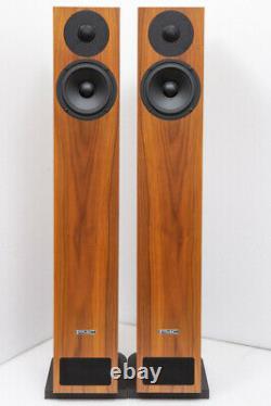 PMC Twenty 23 floorstanding speakers in walnut, with boxes