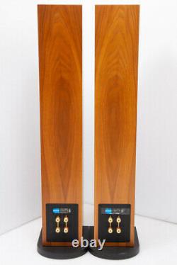 PMC Twenty 23 floorstanding speakers in walnut, with boxes