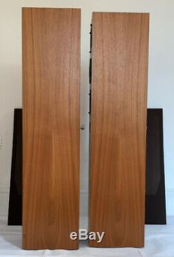 PROAC Teak Floor Standing Tower Speakers & Nearly New Tweeter Made In England