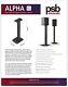 PSB AST-25 (Black) Alpha iQ Floor Speaker Stands