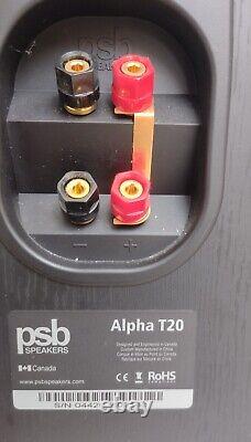 PSB Alpha T20 Floor Standing Wired High End 3 Way Speakers 8 Ohms 15 to 120 W