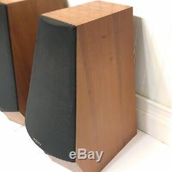 Pair (2) Sony SS-M3 Floorstanding Speakers Cherry Refoamed