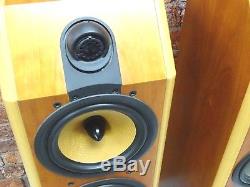 Pair B&W Bowers & Wilkins CDM 7 Bi-Wire Floor Standing Loud Speakers (No Grills)