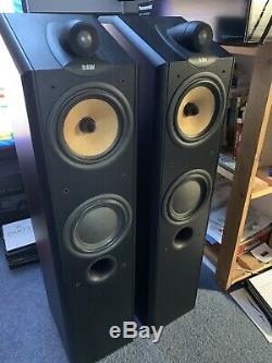 Pair Bowers & Wilkins B&W CDM 7NT Stereo System Use Floorstanding Loud Speakers