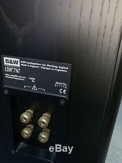 Pair Bowers & Wilkins B&W CDM 7NT Stereo System Use Floorstanding Loud Speakers