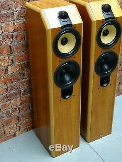 Pair Bowers & Wilkins B&W CDM 7 Stereo System Use Floorstanding Loud Speakers