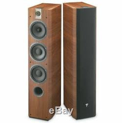 Pair Floor Standing Speakers Focal Chorus 726 Walnut Special Sale Brand New