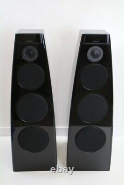 Pair Meridian DSP7200 Floor Standing Speakers (Piano Black)