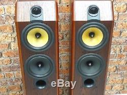 Pair Of B&W Bowers & Wilkins CDM 7 Bi-Wire Floor Standing Loud Speakers